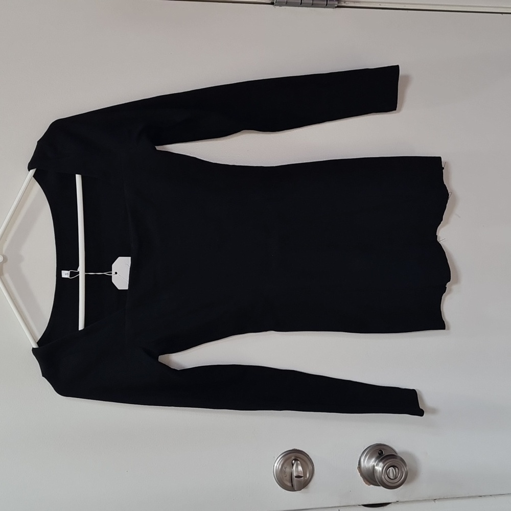 SEXY Long Sleeve BLACK DRESS
